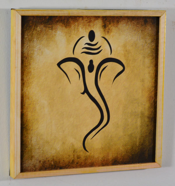 Ganesh - in wooden Frame